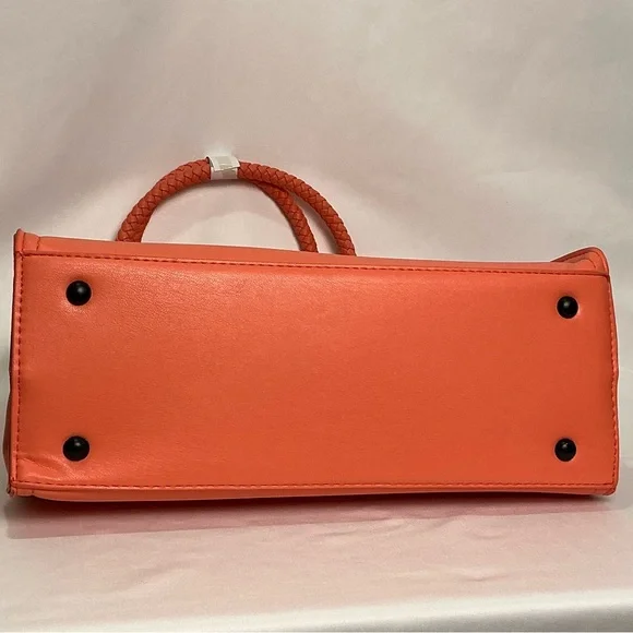 Badgley Mischka Coral crossbody Handbag tote New - Picture 8 of 11